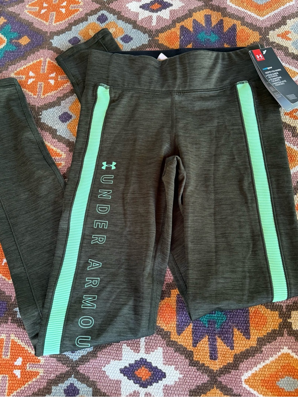 Under Armour Compression Leggings Womens Size XS Heatgear High Waist Athletic